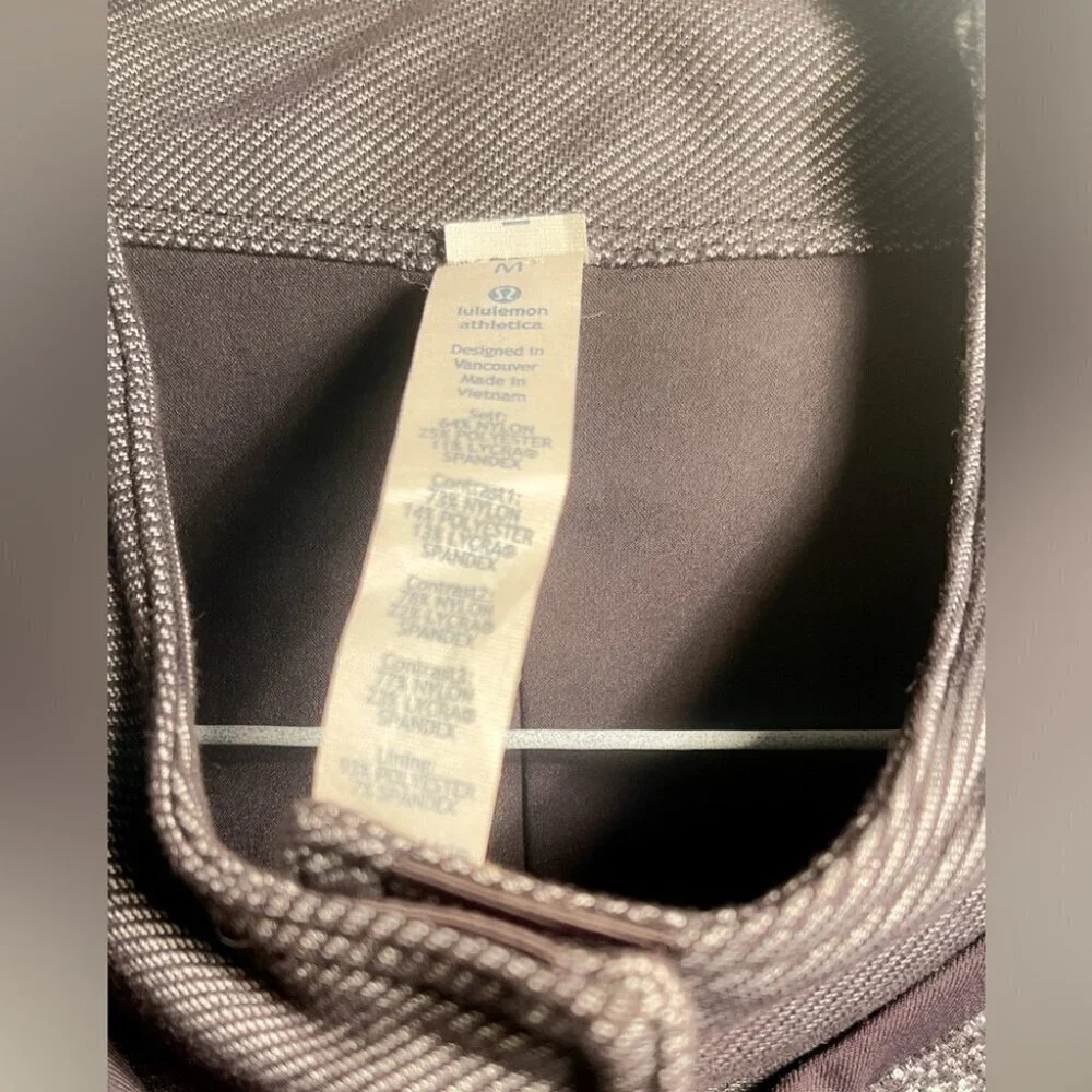 lululemon Cocoon Car Coat | Shine Dot Jacquard Luon, Black, M
